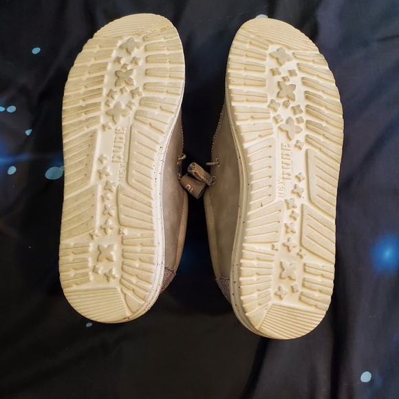 Gray Hey Dude men's size 10 - Picture 3 of 5